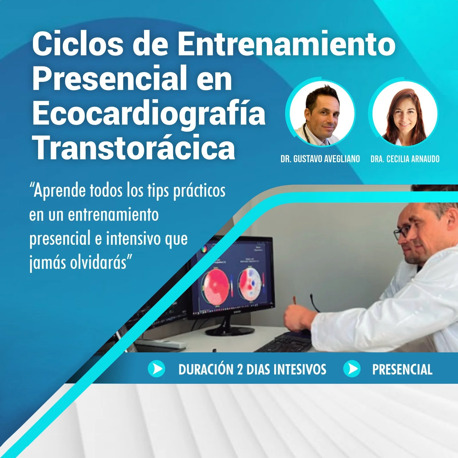 Ciclo de Entrenamiento Presencial en Ecocardiografía Transtorácica